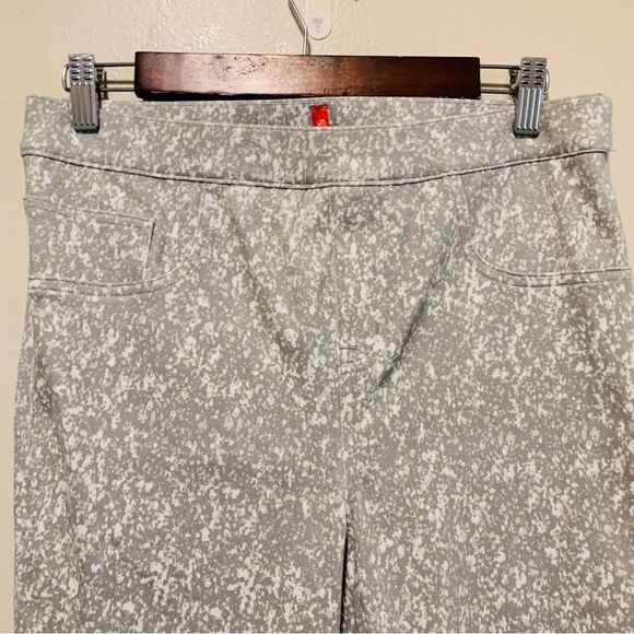 Spanx Jean-ish Ankle Leggings Speckled Grey size large - Picture 4 of 6